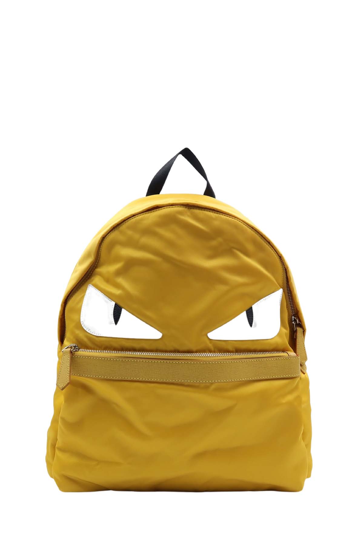 Nylon Monster Eyes Backpack Yellow