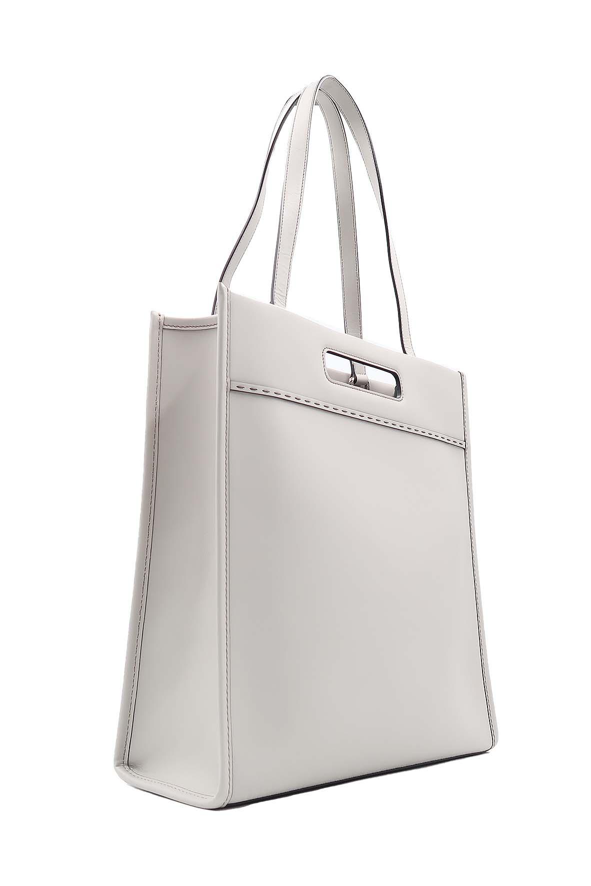 Signature Shopping Bag Grey