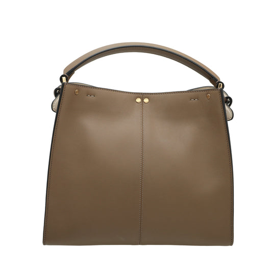 Fendi Brown Peekaboo X Lite Bag