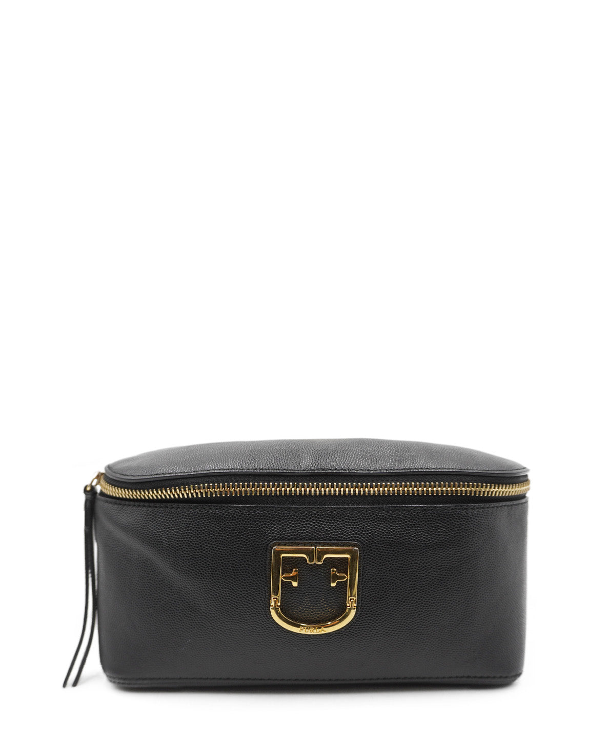 Small Isola Leather Belt Bag Black