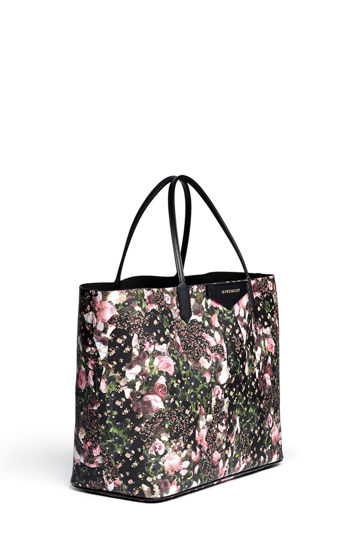 Antigona Floral Print Tote Bag