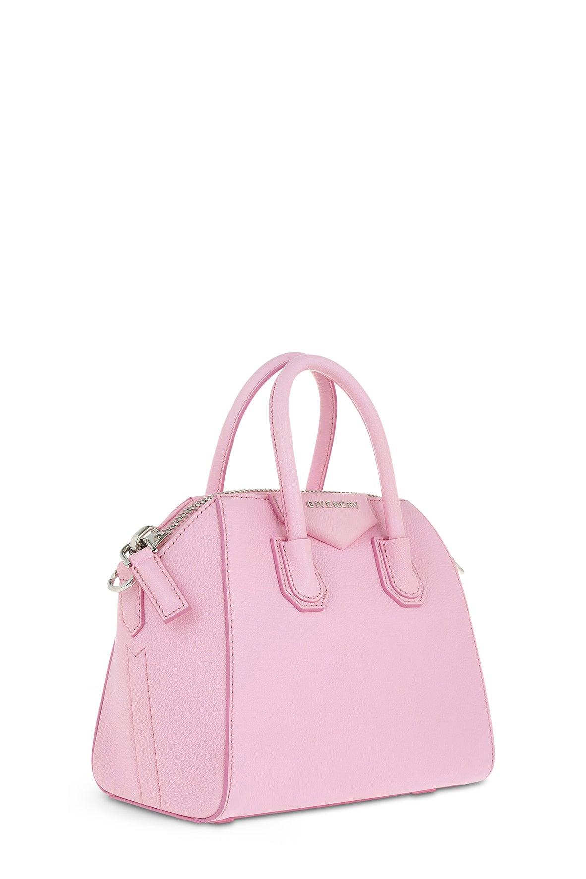 Small Antigona Bright Pink with Detachable Strap