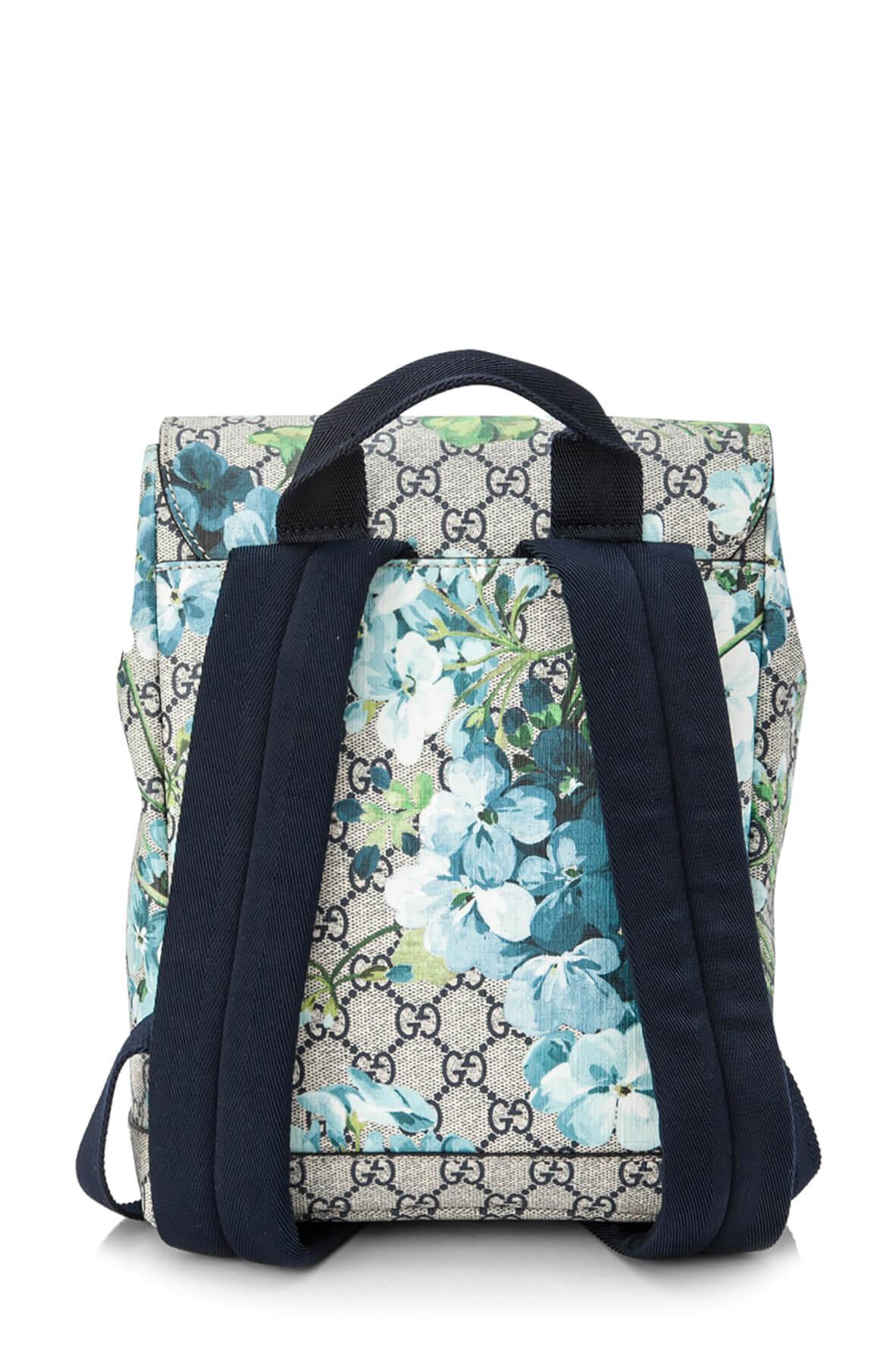 GG Supreme Backpack Blue Blooms