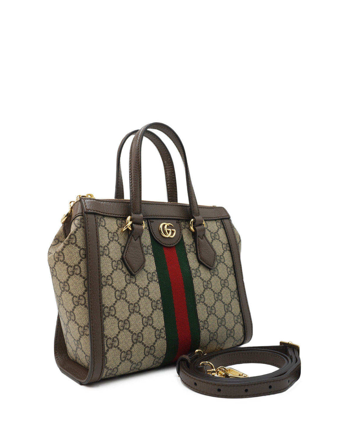 Small GG Supreme Monogram Ophidia Tote Multicolor