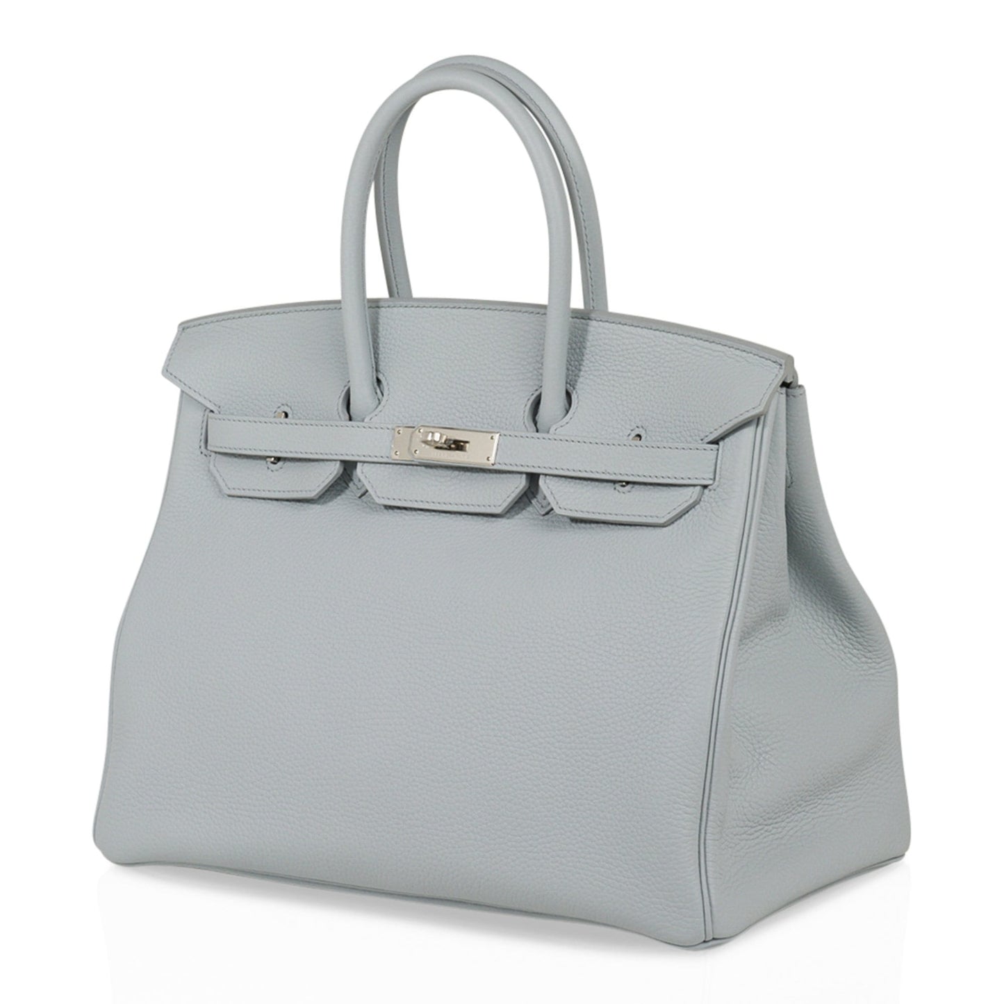 Hermes Birkin 35 Bag Blue Bleu Pale Togo Palladium Hardware