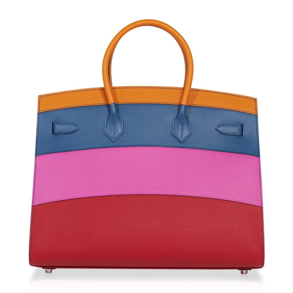 Hermes Sunset Rainbow Sellier Birkin 35 Limited Edition Bag