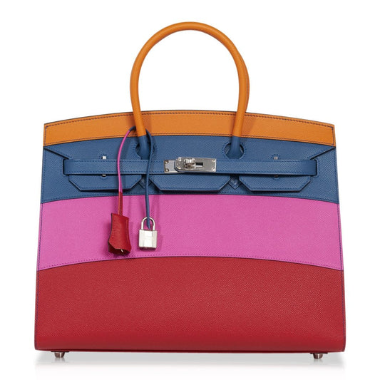 Hermes Sunset Rainbow Sellier Birkin 35 Limited Edition Bag