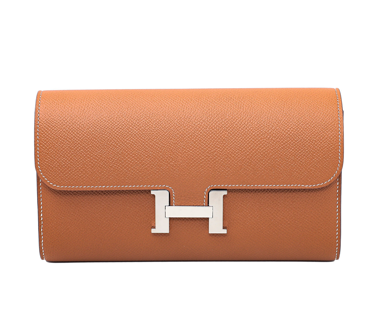 Hermes Gold Constance Long Wallet