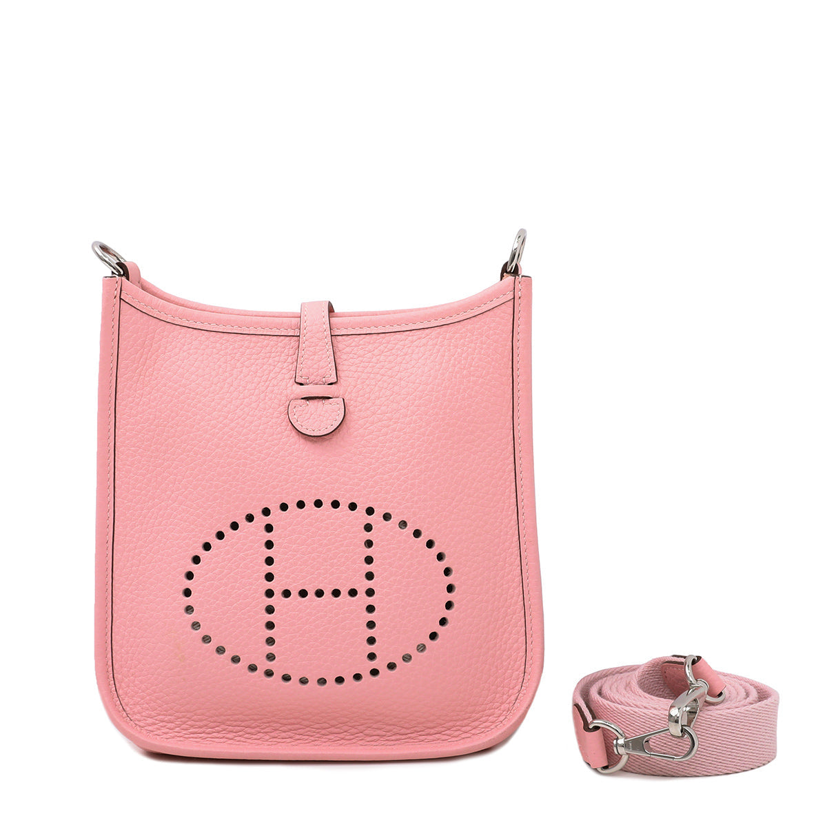 Hermes Bubblegum Pink Evelyne TPM Bag