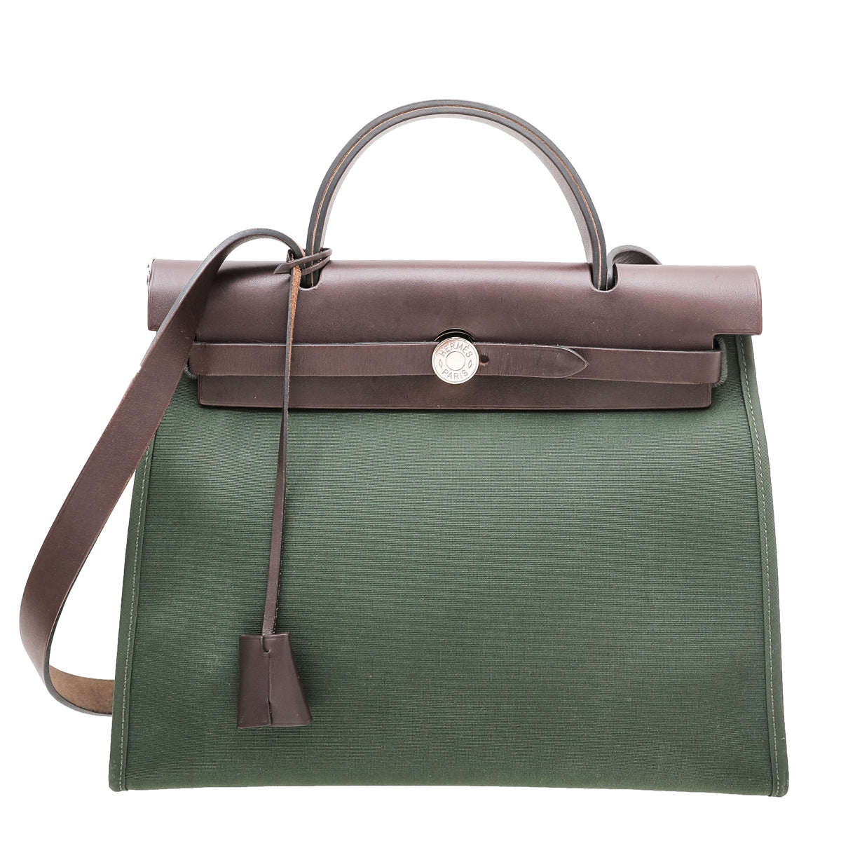 Hermes Forest Green Herbag PM Bag