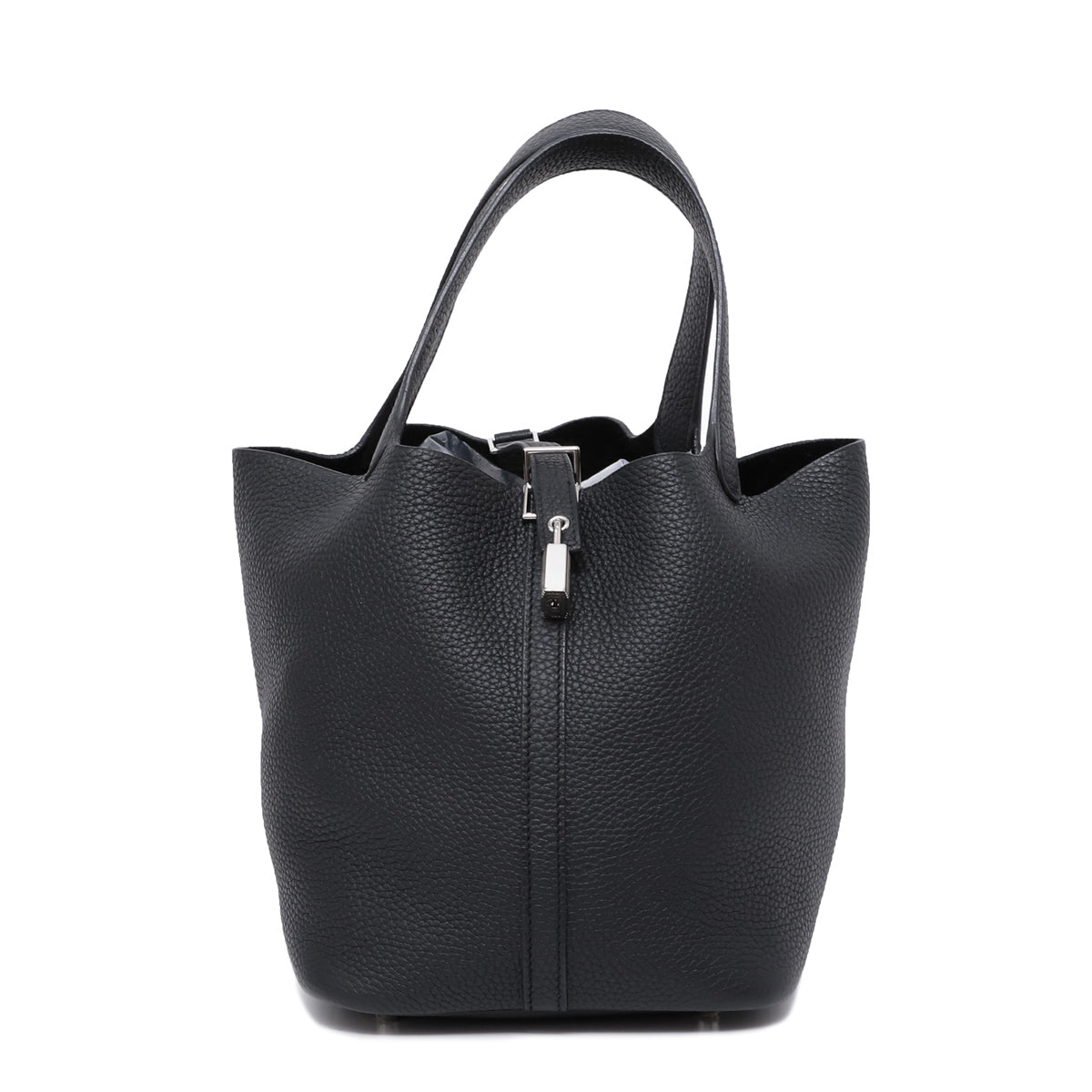 Hermes Noir Picotin Lock MM Bag