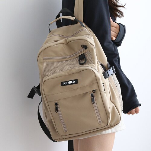 Korean Front Pocket Backpack - Bags Bistro