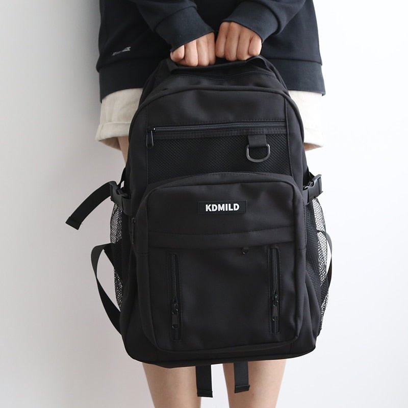 Korean Front Pocket Backpack - Bags Bistro