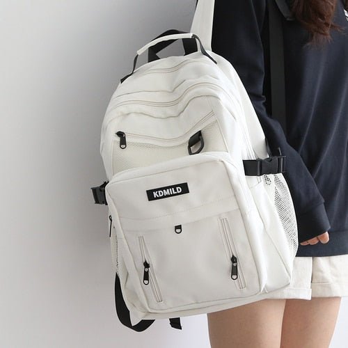 Korean Front Pocket Backpack - Bags Bistro