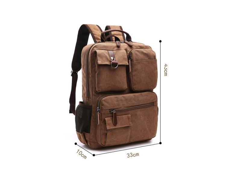 Large Canvas  Backpack