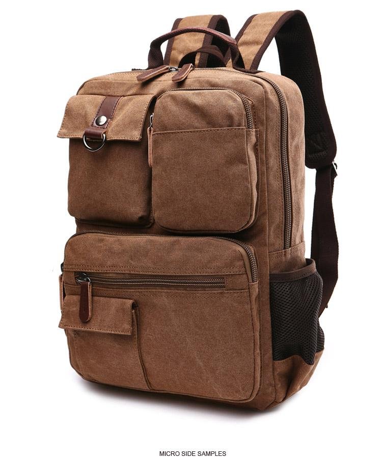 Large Canvas  Backpack