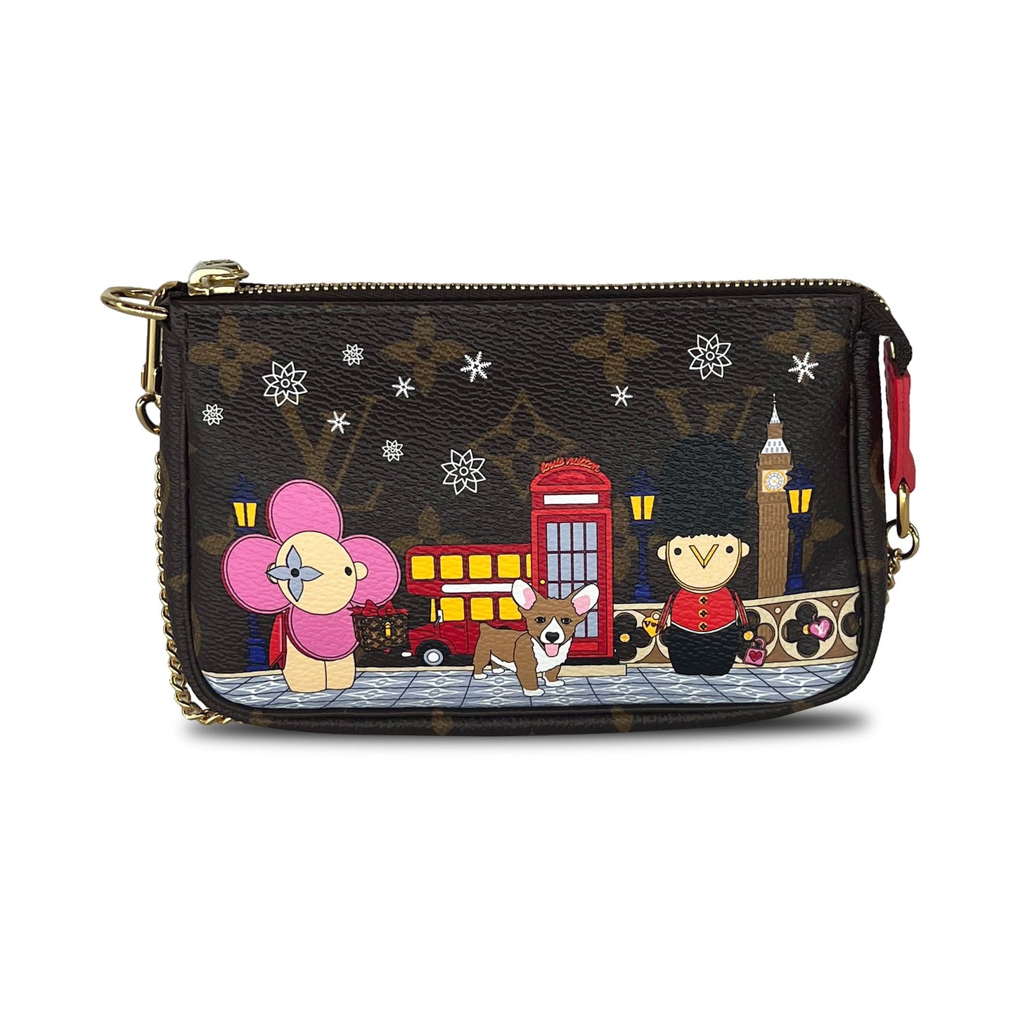 Louis Vuitton Holiday mini pochette accessories handbag, London