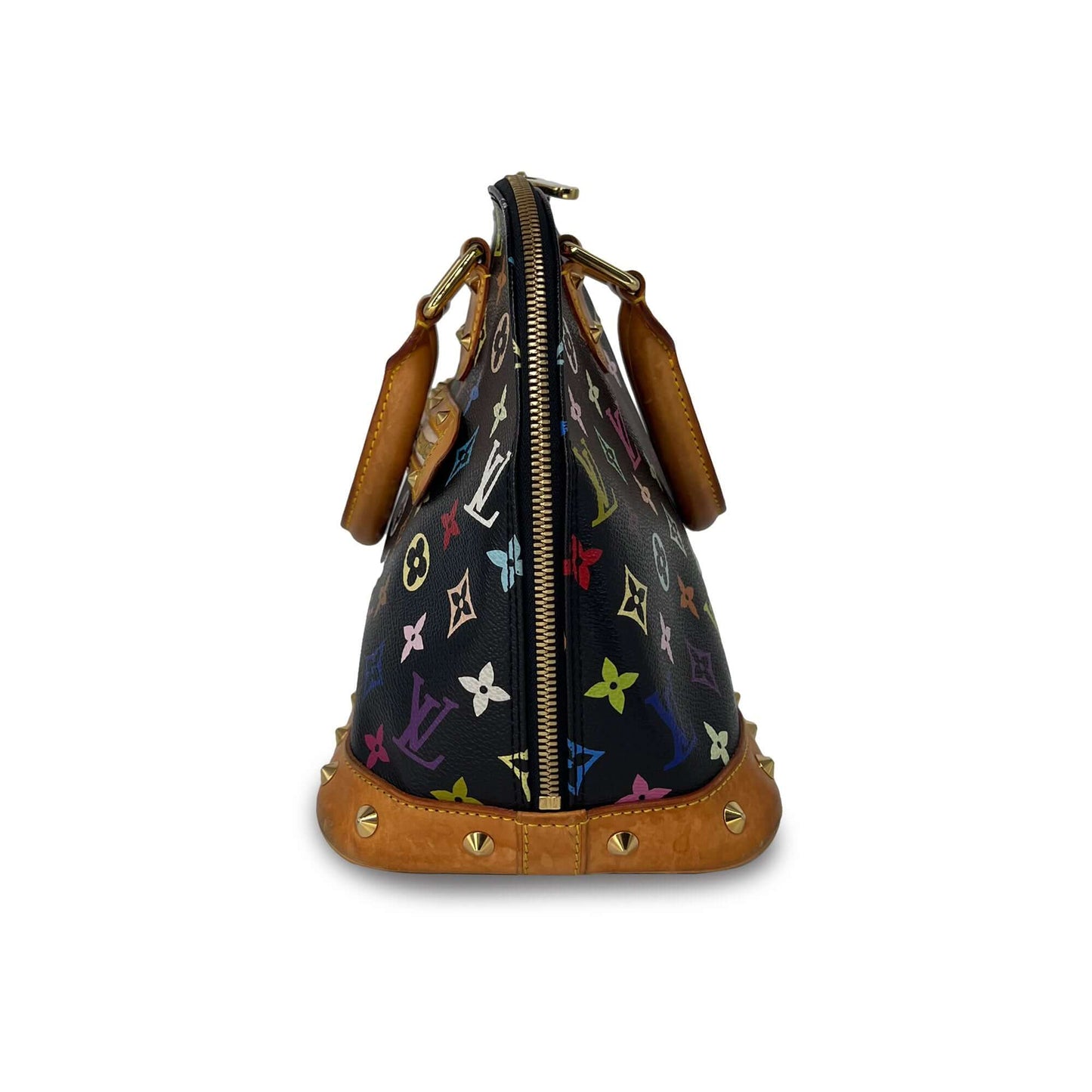 Louis Vuitton Alma x Tamakashi Murakami colour canvas bag