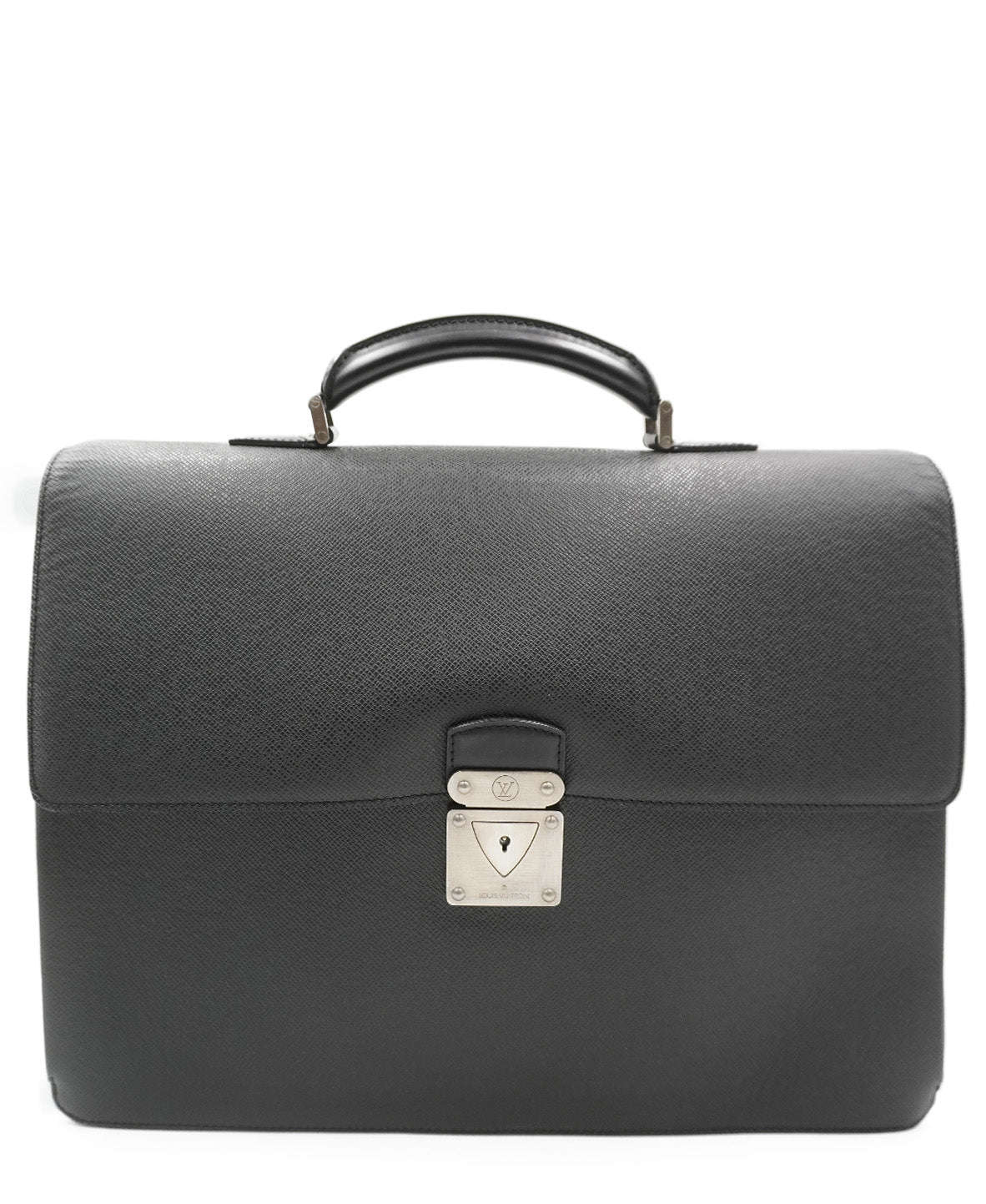 Taiga Leather Briefcase Black