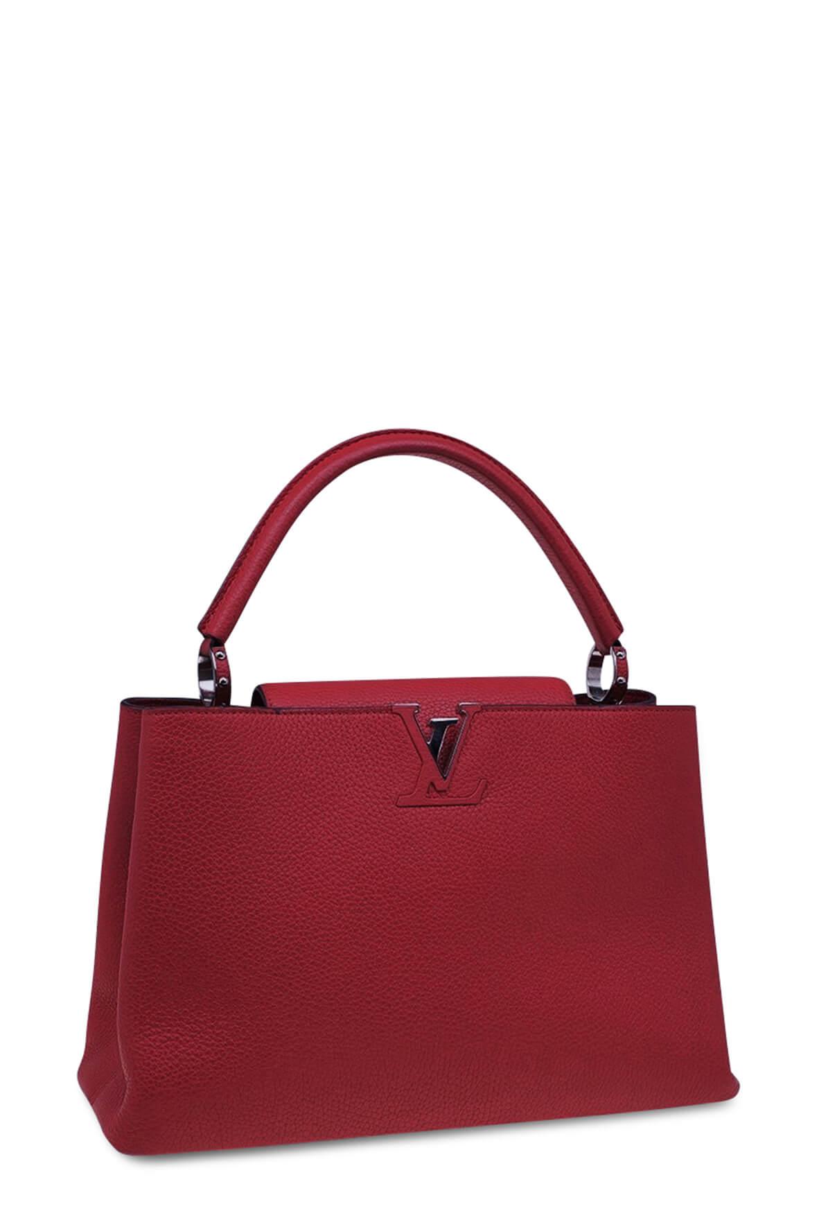 Taurillon Capucines MM Red