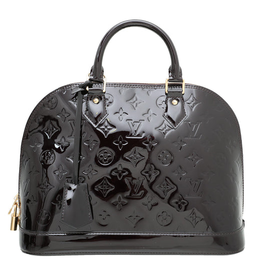 Louis Vuitton Amarante Monogram Vernis Alma PM Bag