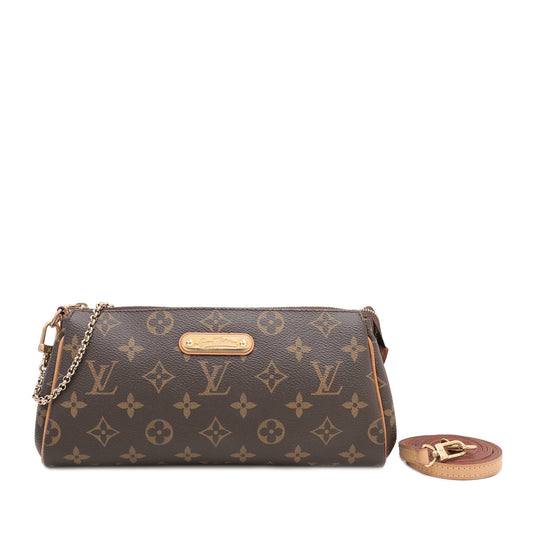 Louis Vuitton Brown Monogram Eva Clutch Bag