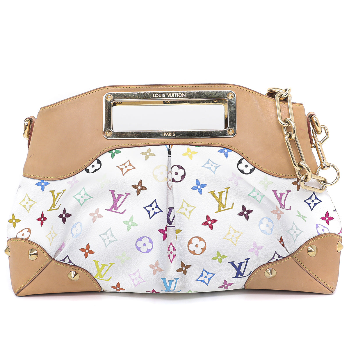 Louis Vuitton White Judy Bag MM