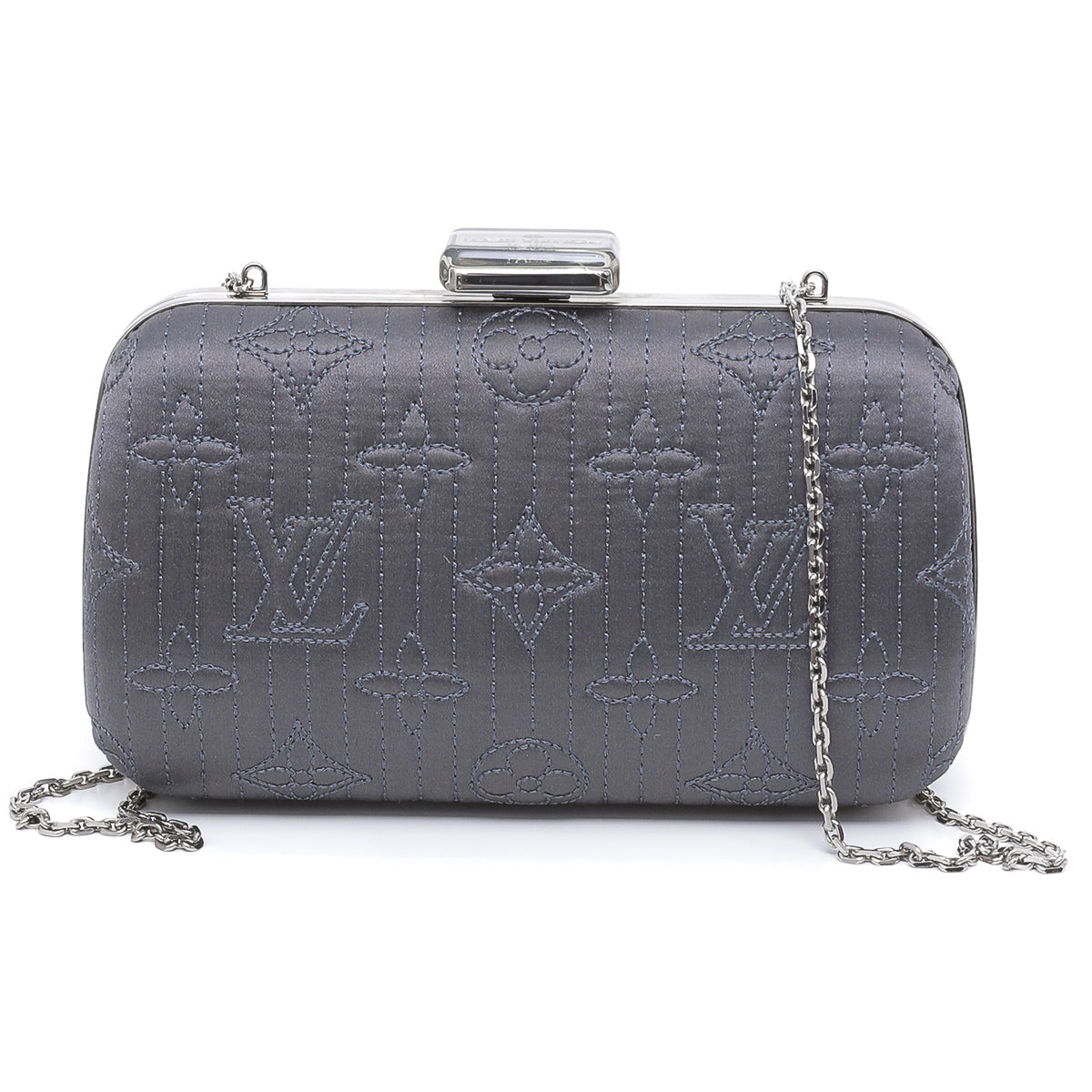 Louis Vuitton Gray Minaudiere Motard Clutch