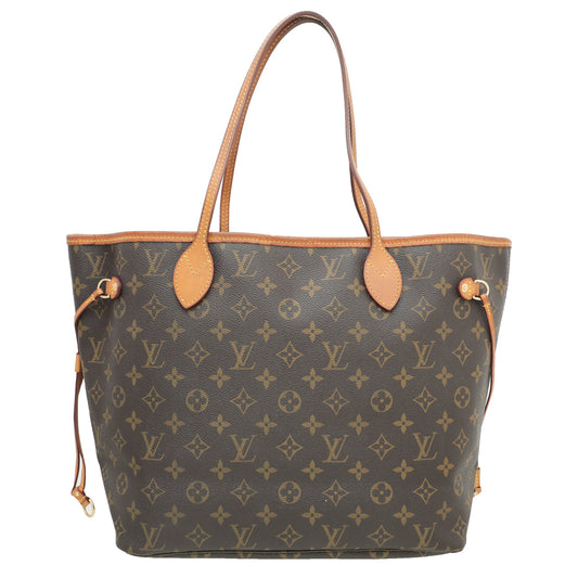 Louis Vuitton Brown Monogram Neverfull MM Bag