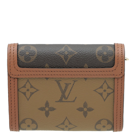 Louis Vuitton Monogram Reverse Dauphine Compact Wallet