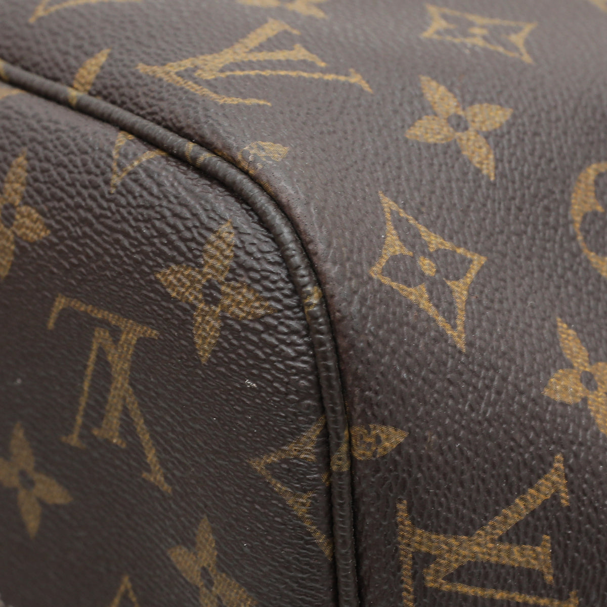 Louis Vuitton Brown Monogram Neverfull MM Bag