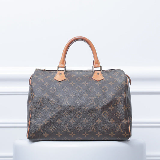 Louis Vuitton Brown Monogram Speedy 30