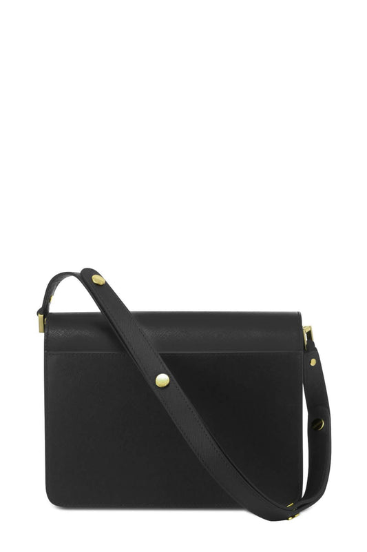 Trunk Medium Shoulder Bag Black