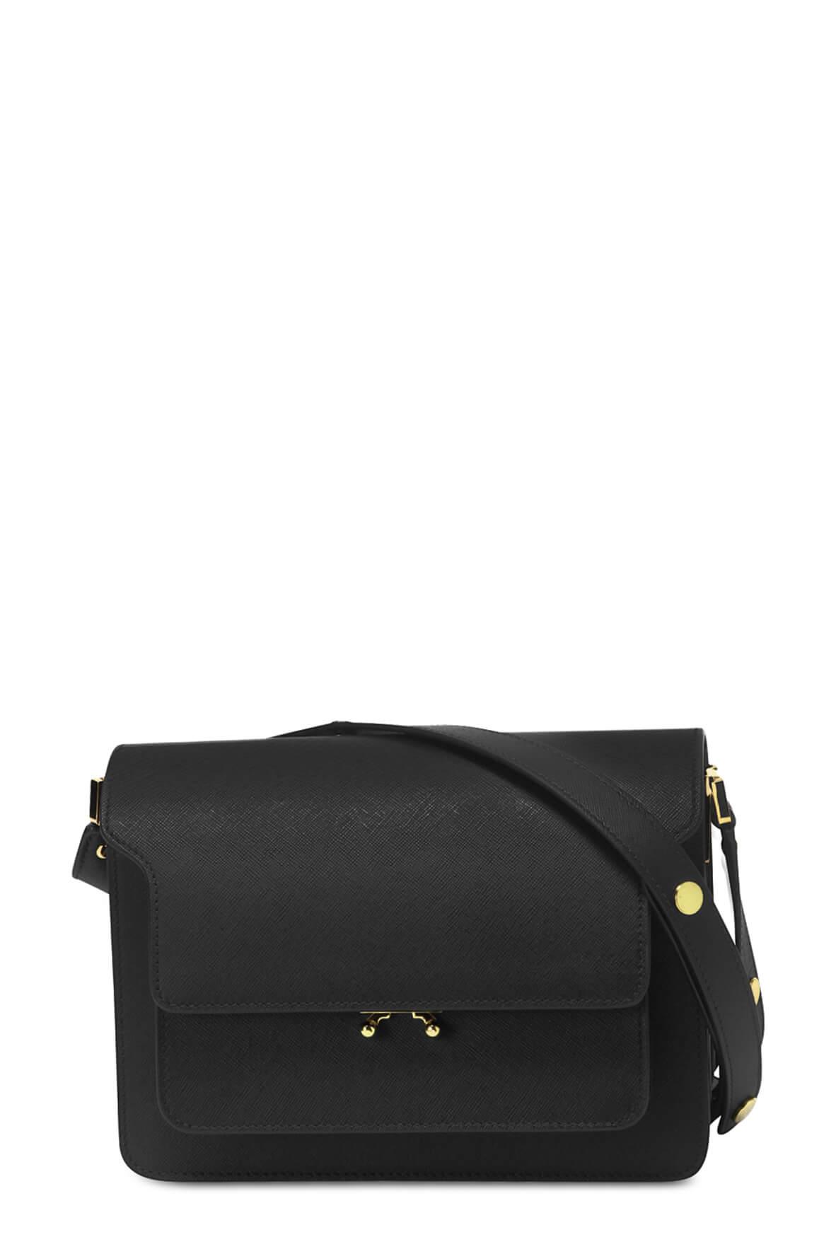 Trunk Medium Shoulder Bag Black