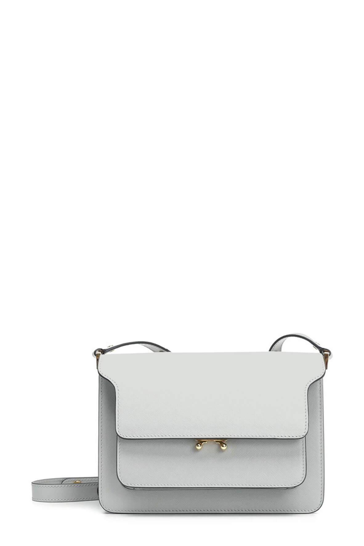 Trunk Medium Shoulder Bag Light Grey