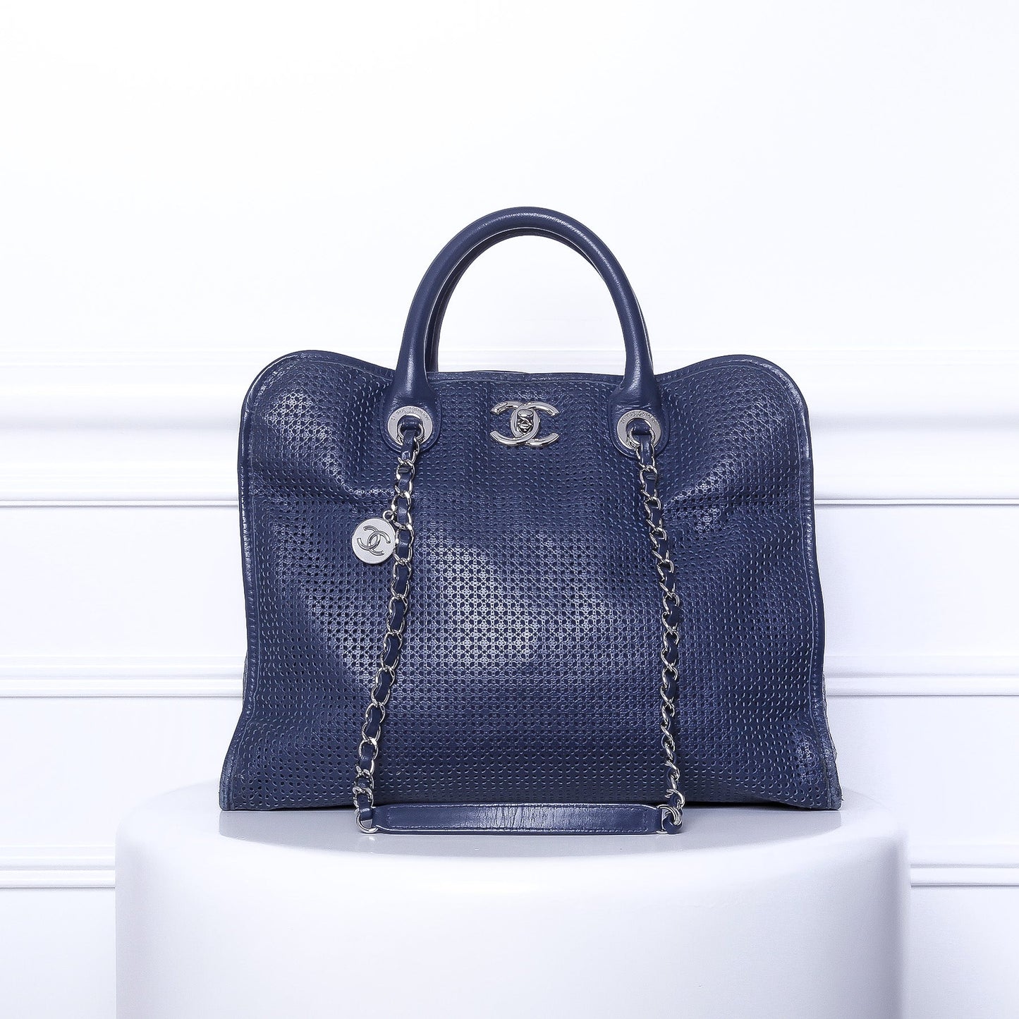 Chanel Blue Up In The Air Tote Bag