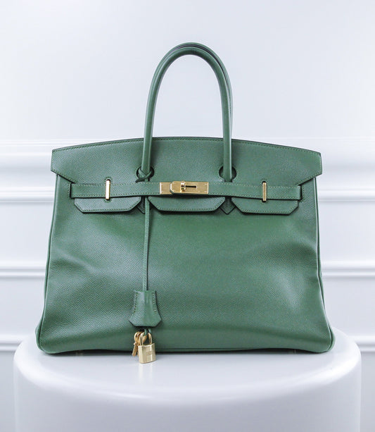 Hermes Vert Bengale Birkin 35