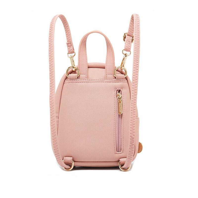 Mini Soft Touch Faux Leather Backpack