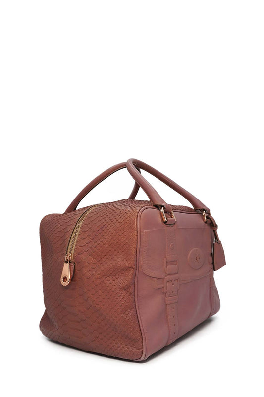 Maisie Clipper Tote Rosy Brown