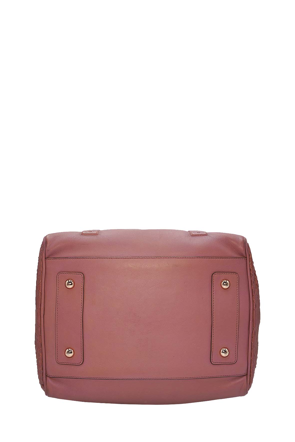 Maisie Clipper Tote Rosy Brown