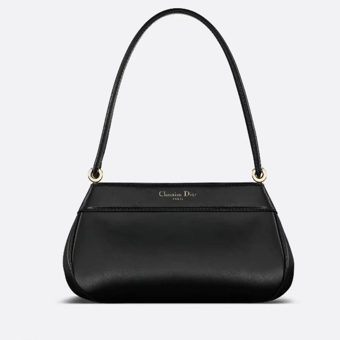 SMALL DIOR KEY BAG BOX CALFSKIN BLACK