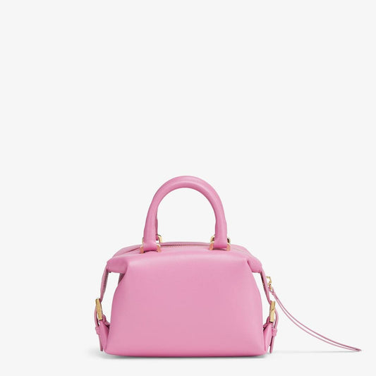 Fendi Mini FF Cube Bag In Nappa Leather Pink