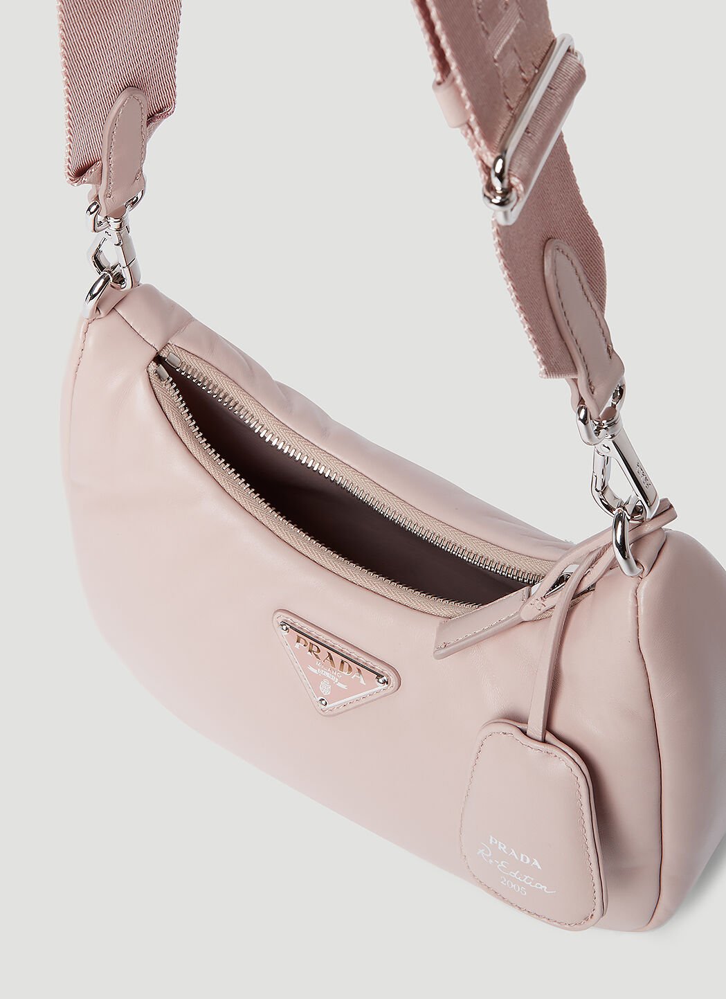 Prada Women Re-Edition 2005 Leather Shoulder Bag