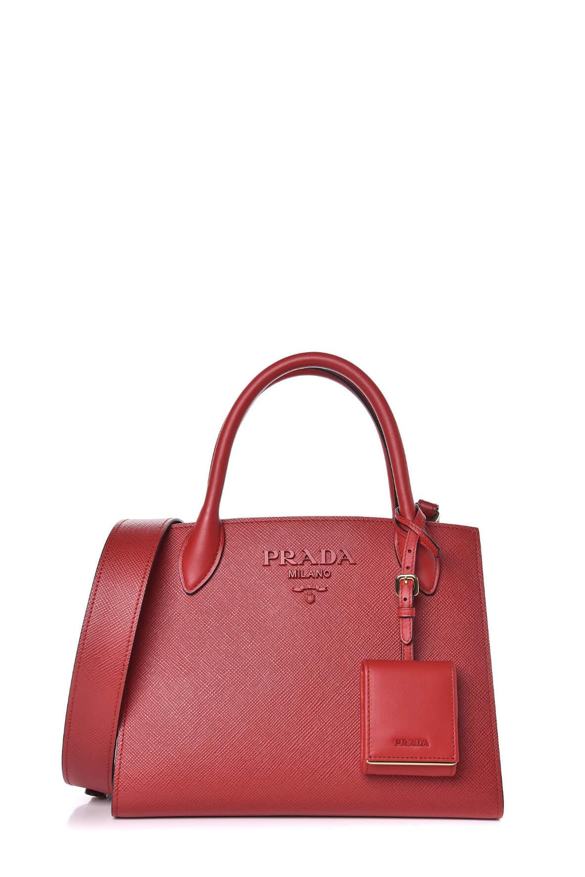 Saffiano Monochrome Red