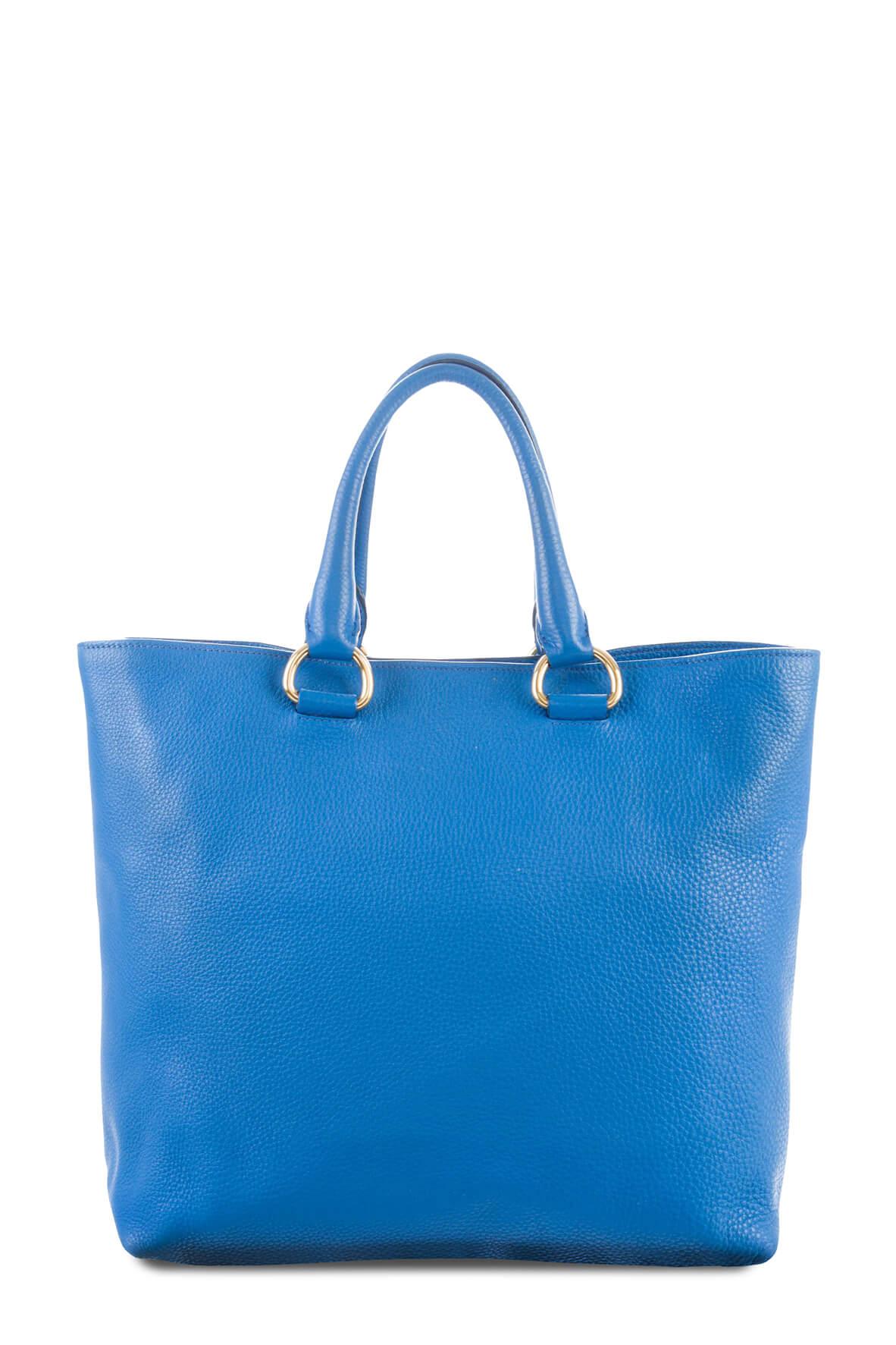 Vitello Daino Tote Bluette