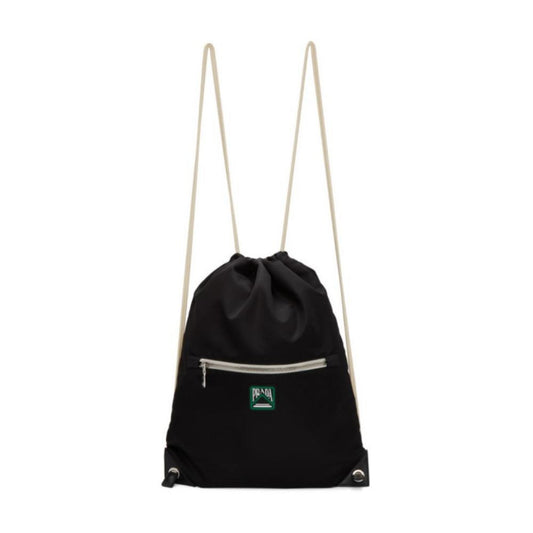 Prada Zaino Black Tessuto Nylon Drawstring Backpack