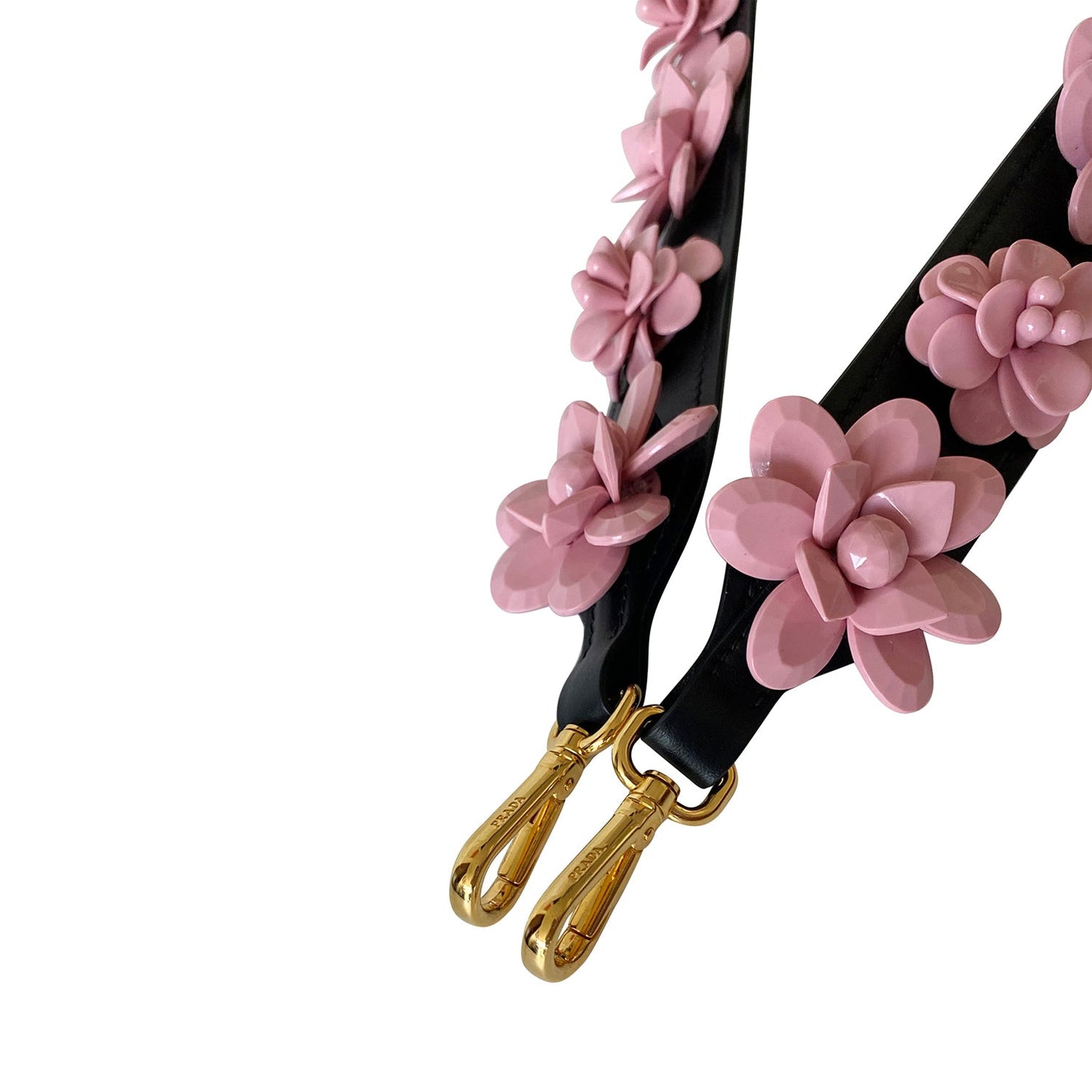 Prada Embellished Flower Strap