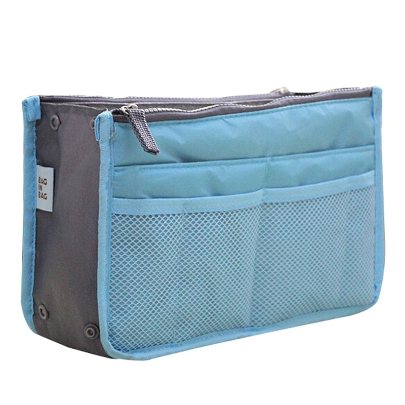 Women's Nylon Organizer Handbag