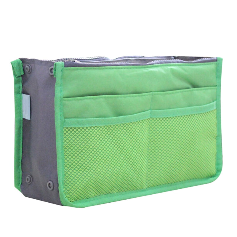 Women's Nylon Organizer Handbag