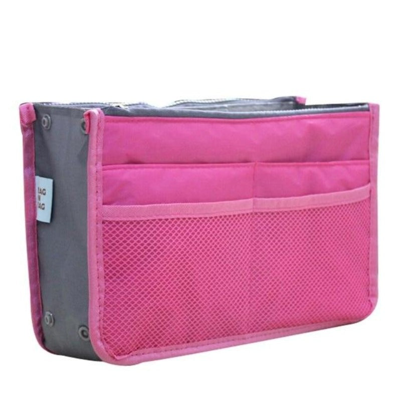 Women's Nylon Organizer Handbag